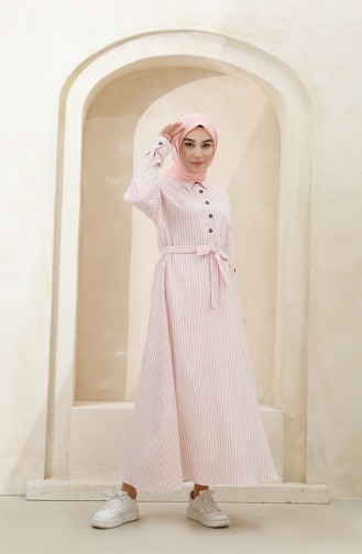Koralle Hijab Kleider 4385-03