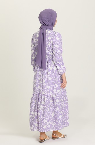 Robe Hijab Lila 4567-05