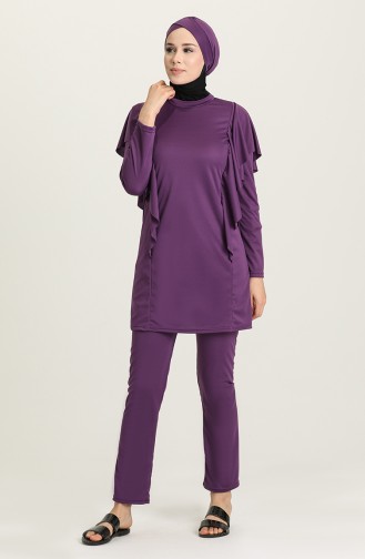 Maillot de Bain Hijab Plum 02125-03