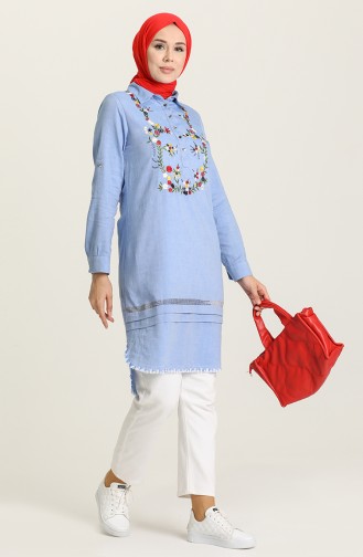 Light Blue Tuniek 5016-07