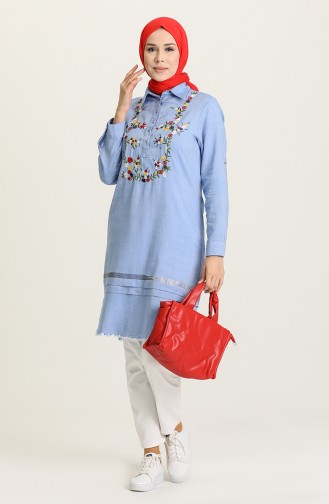 Light Blue Tuniek 5016-07