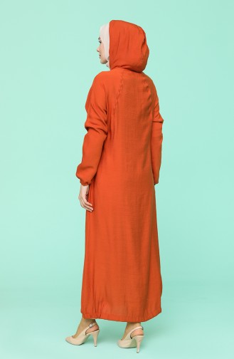 Ziegelrot Abayas 6895-02