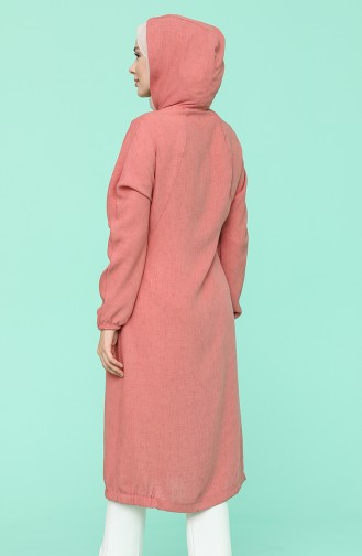 Beige-Rose Abayas 6895-06