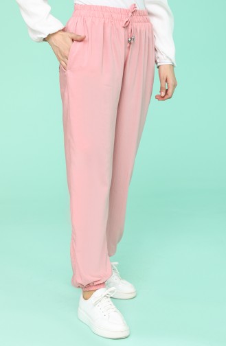 Pantalon Rose Orange pâle 0192-15