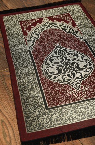 Claret Red Prayer Rug 0006-14