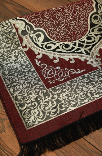 Claret Red Prayer Rug 0006-14