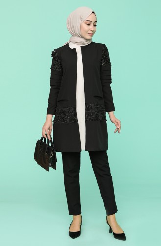 Schwarz Jacke 3403-06