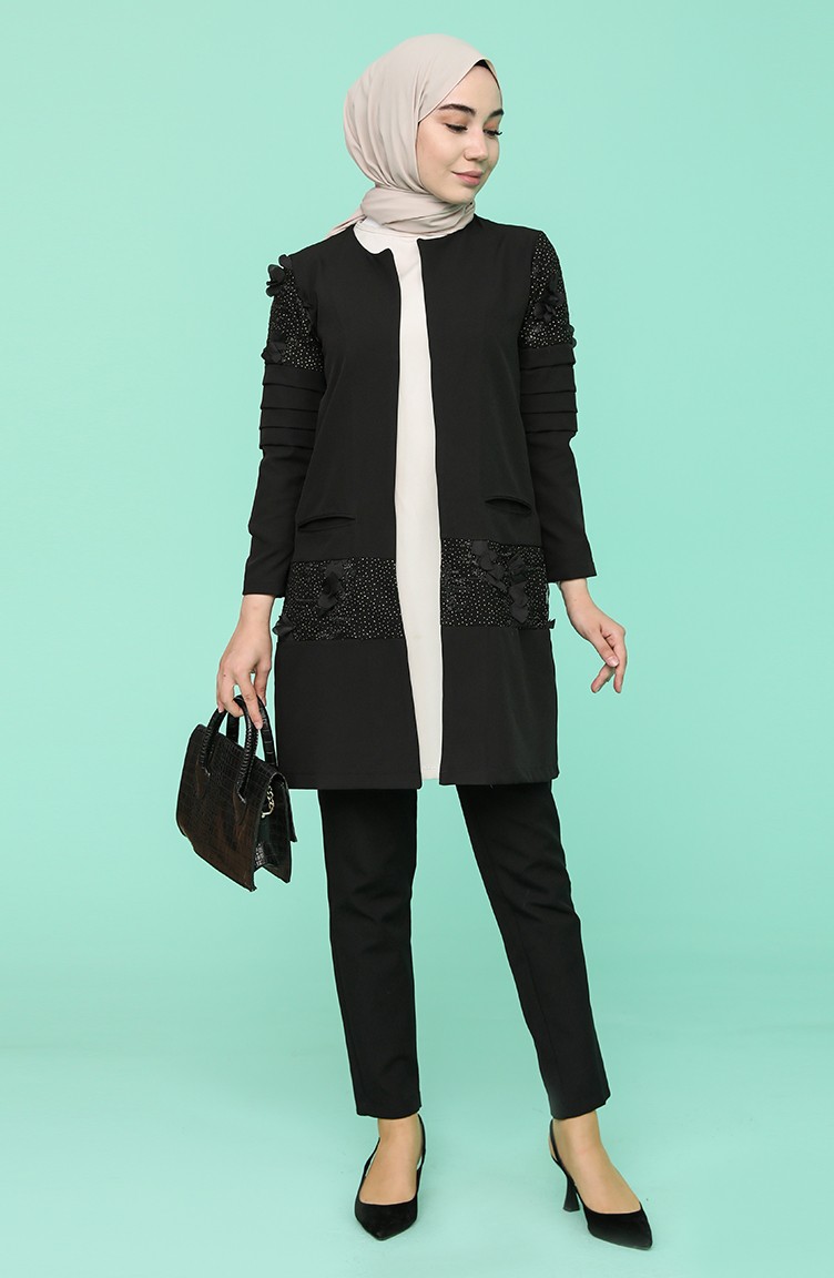 Schwarz Jacke 3403-06