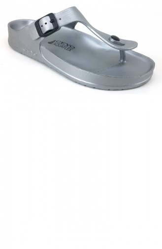 Ceyo Aquaflex-Z Anatomik Bayan Terlik-Gümüş