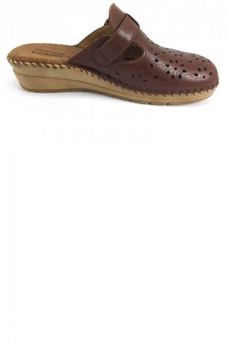 Tobacco Brown Summer slippers 7074