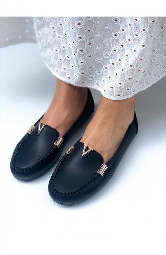 Black Woman Flat Shoe 1000