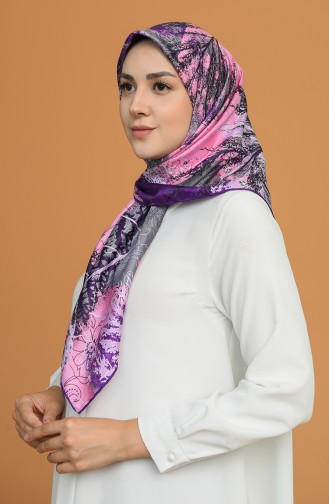 Purple Scarf 1452AMZ-04