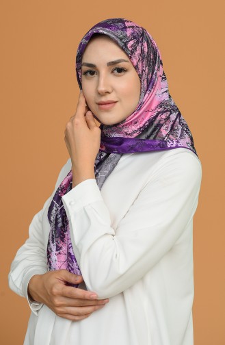 Purple Scarf 1452AMZ-04