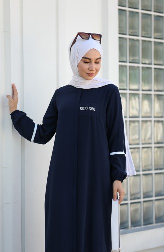 Dunkelblau Abayas 1907-03