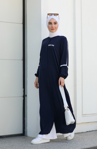 Dunkelblau Abayas 1907-03