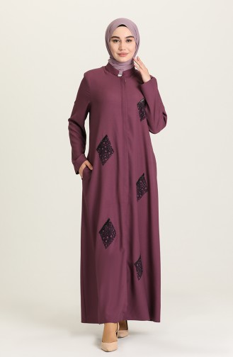 Abayas Plum 8460-02