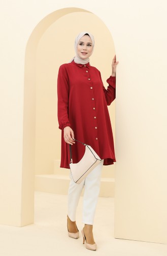 Claret red Tuniek 1428-01