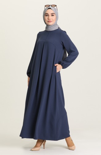 Dunkelblau Abayas 4362-03