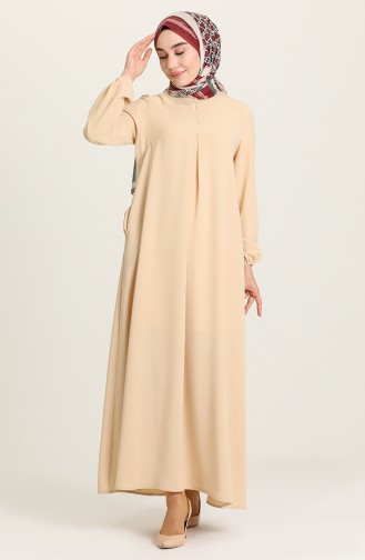 Beige Abayas 4362-04