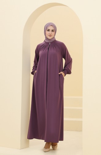 Light purple Abaya 0122A-10