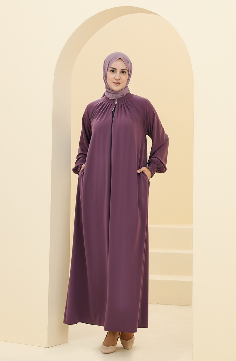 Light Purple Abaya 0122A-10