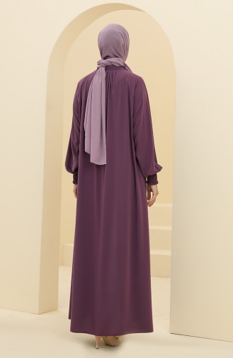 Light Purple Abaya 0122A-10