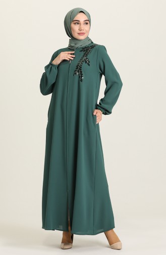 Green Abaya 5002-01