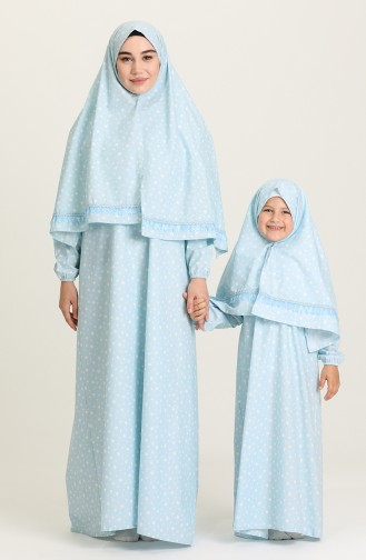 Robe de Prière Bleu 0878-01