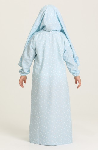 Blue Praying Dress 0878-01