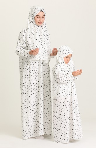 White Prayer Dress 0881-01