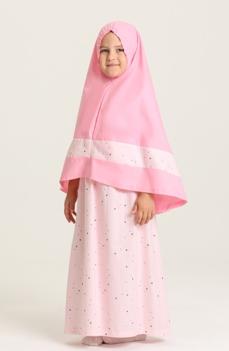 Robe de Prière Rose 0949A-01