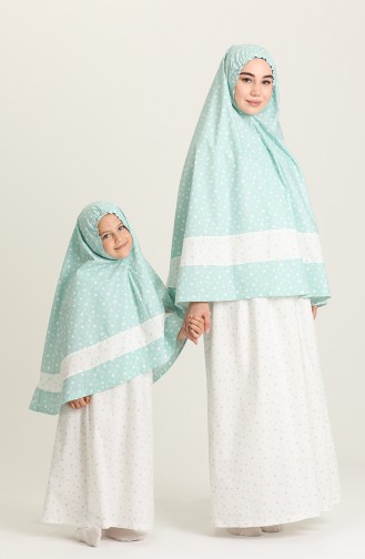 ملابس الصلاة أخضر حشيشي 0963-01