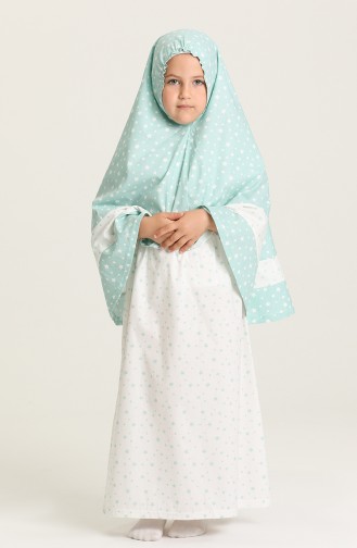 ملابس الصلاة أخضر حشيشي 0963A-01