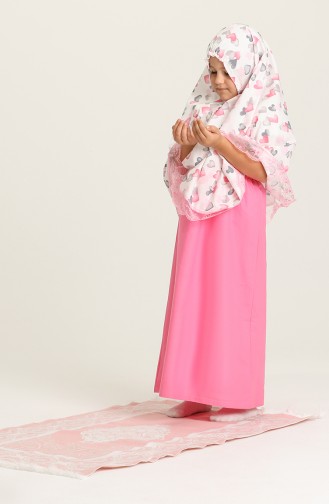 Pink Praying Dress 0883-01