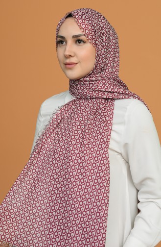 Claret Red Shawl 1000-304