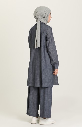 طقم أزرق داكن 41202-02
