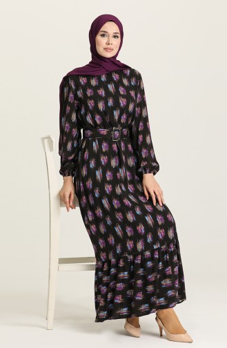 Robe Hijab Noir 2206-01