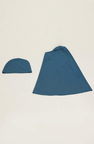 Oil Blue Swimsuit Hijab 212011-05