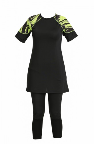Maillot de Bain Hijab 21702-02 Noir 21702-02