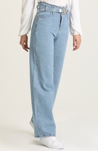 Pantalon Bleu 7516-02