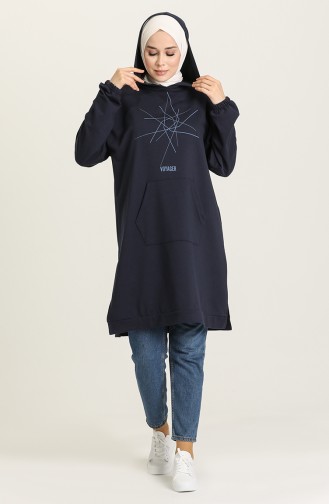 Sweatshirt Bleu Marine 3001-02