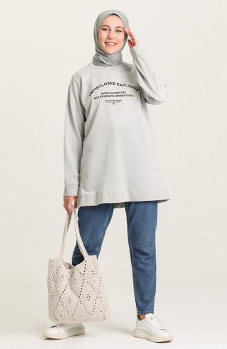 Sweatshirt Gris 1011-01