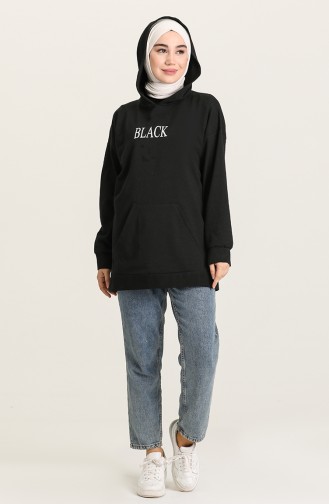 Sweatshirt Noir 1015-03
