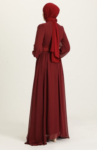 Habillé Hijab Bordeaux 5408-06