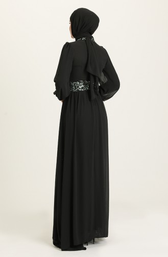Green Hijab Evening Dress 5408A-04