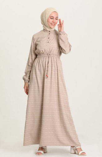 Mink Hijab Dress 60331-03