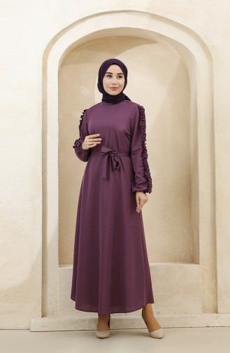 Lila Hijab Kleider 1011-03
