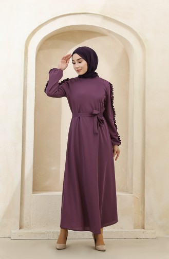 Lila Hijab Kleider 1011-03