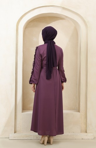 Lila Hijab Kleider 1011-03