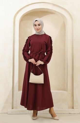 Robe Hijab Cerise 1011-04